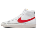 Nike Vyri&scaron;ki Blazer Mid 77 Vintage Balti Mėlyni Raudoni Vyri&scaron;ki Kedai Vidutini&scaron;kai Mėlyni Sail Habanero Raudoni BQ6806-117 38.5