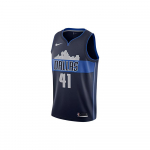 Nike NBA mar&scaron;kinėliai Dirk Nowitzki krep&scaron;inio liemenė Mavericks 41 Riboto leidimo vyri&scaron;ki mar&scaron;kinėliai Mėlyni 877202-420 XL
