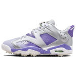 Air Jordan 6 Retro Low Golf NRG US Open Vyri&scaron;ki sportbačiai Sidabrinis metalikas-Sidabrinis veiksmas-Vynuoginis FD0205-055 42.5