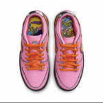 Galingosios mergaitės x Nike Dunk Low Pro SB QS PS Blossom Vaikų sportbačiai Rožinis lotosas-Rožinis skaitmeninis-Rožinis FZ3351-600 35