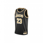 Nike LeBron James Lakers 2024 Select Series Laisvalaikio Krep&scaron;inio Liemenė Vyri&scaron;ki Vir&scaron;utiniai Drabužiai Juoda Klubinė-Auksinė FN5913-053 M