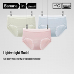 Bananain 501Cool Women's Modal Antibacterial Briefs 3-Pack M