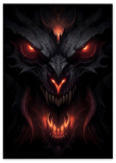 Plakat smok diabeł diablo 30x40 cm