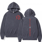 Dainininkės &bdquo;The Weeknd&ldquo; albumas, dvipusis spausdintas megztinis, vyri&scaron;kas, moteri&scaron;kas, mados hiphopo megztinis su gobtuvu Street Trend laisvi megztiniai 3XL