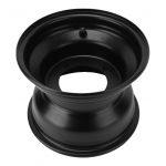 8 colių 18X9.50 8 ATV ratlankio stebulė, didelio stiprumo metalinis kartingo ratlankis golfo vežimėliams, juodas Black 4-hole