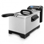 Friteuse professionnelle 3L Plus - TAURUS - 2100W - R&eacute;sistance immerg&eacute;e - Inox sidabras