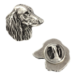 Dachshund V - Dog brooch in a gift box, elegant pin, lapel pin for Art-Dog brand jacket sidabras