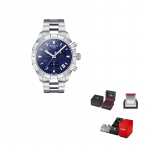 TISSOT PR100 Kolekcija Kvarcinis Mechanizmas Vyri&scaron;ki Laikrodžiai Laikrodis 44mm Mėlynas Ciferblatas Nerūdijančio Plieno Korpusas T101.617.11.041.00 Regular Watch Box