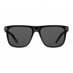 Louis Vuitton logotipo dizaino acetatiniai kvadratiniai akiniai nuo saulės Unisex akiniai nuo saulės Juodi Z3300U F,Black