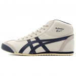 Onitsuka Tiger Mexico Mid Runner Karvės odos Amortizacija Neslystantis Atsparus trinčiai Vidutinio auk&scaron;čio Atsitiktiniai Bėgimo bateliai THL328-1659 37.5