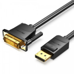 Ventiliacijos &bdquo;DisplayPort&ldquo;&ndash;DVI kabelis DP&ndash;DVI-D 24+1 kabelis 1080P DP ki&scaron;tukas&ndash;DVI ki&scaron;tukas su kabeliu projektoriaus monitoriui DP&ndash;DVI kabelis 1m juoda