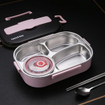 304 Nerūdijančio plieno izoliuota prie&scaron;piečių dėžutė su dangčiu Mikrobangų krosnelė Studentų moterų pietų dėžutės darbuotojui, vieno skyriaus pietų dėžutė one size