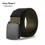 Įprasta apsaugos patikra be metalo Taktinė juosmens juosta Nailono juosmens diržas Karinis žiniatinklio diržas storam žmogui Army Green 1 (140cm)