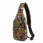 TINYAT Sling Krep&scaron;ys, skirtas 7,9 Pad Black Casual Funkcinis vyrų krūtinės krep&scaron;io paketas Dviejų ausinių lizdas Vyrų per petį skirtų žinučių krep&scaron;ių komplektas 33x16x6.5cm kamufliažas
