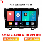 Icreative 2 Din Android automobilinis stereofoninis įrenginys, skirtas Honda CRV CR-V 2006-2011 Car Radio Multimedia Player Navigation WIFI FM BT GPS Autoradio Head Unit
