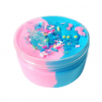 100ml Unicorn Puff Slime plastikinis &scaron;viesus molis spalvingas modeliuojantis polimerinis molis smėlio purus lengvas plastilino guma rankų darbo žaislui