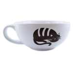Les Tr&eacute;sors De Lily [A1855] - Tasse c&eacute;ramique 'Chats' noir blanc - 11x5 cm juoda