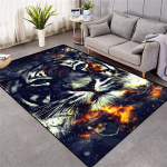 Madingas tigro ra&scaron;to kilimas ant grindų 3D gyvūnų spausdintas didelis kilimas svetainė, mink&scaron;tas vonios kilimėlis, sugeriantis neslystantis 40x120cm