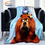 Grizzy and The Lemmings vaikų antklodė Cartoon Bear pelė Flanelė pūkuota antklodė Sofos lova antklodė stovyklavimo antklodė 150x180cm