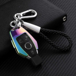 For Mercedes Benz W124 W176 W202 W203 W204 W205 W210 W212 W221 W222 W251 Gold Zinc Alloy Car Remote Key Cover Case key A-Zinc-Benz-C01 black