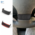 Anglies pluo&scaron;to ra&scaron;to automobilio aksesuarai Interjero vairo panelės dangtelio apdaila VW Golf 5 MK5 Passat B6 Jetta MK5 black