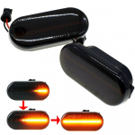 2vnt dinaminis &scaron;oninis žymeklis posūkio signalas 14805294 skirtas SEAT Leon Ibiza 6L Ford Focus MK2 VW Golf 3 4 Lupo Passat Polo 6N 9N Bora