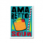 Džino tonikas Virtuvė Spausdintas kokteilis Sienos Menas Drobė Tapyba Virtuvė Plakatas Baras Klubo gyvenimas Namų dekoravimas Animacinis filmukas Gėrimas Paveikslėlis 21cm&times;30cm NoFrame