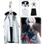 Žaidimo Anime  Fatui The Knave Arlecchino cosplay apsiaustas Helovino drabužiai Vienodas Nauja odelė L-(Full set+wig)
