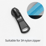 5 vnt. 3#/5# užtrauktukų slankikliai Automatinis užraktas metalinis matinis juodas užtrauktuko slankikliai, skirti metalui/nailonui/derviniams užtrauktukams &bdquo;pasidaryk pats&ldquo; siuvimo reikmenys 4-4.6mm