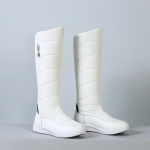 Žieminiai &scaron;ilti sniego batai, neslystantys, atsparūs vandeniui, lengvi medvilniniai batai storu padu, moteri&scaron;ki laisvalaikio ilgaauliai 42 balta