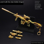 Taikos ginklas M416 Penkių letenų auksinis drakonas, versija Tikėjimo žvaigždė Omaras Overlord Akinančios violetinės melodijos ginklo modelis Žaidimas ginklo modelis