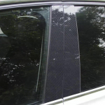 6 vnt. &bdquo;Carbon Fiber Look&ldquo; durų apdailos lipdukas, skirtas &bdquo;Baojun 530 CN202S MG Hector Wuling Almaz 2019-2023 Window BC&ldquo; stulpams &bdquo;Post Styling&ldquo;