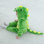Kūdikių &scaron;liaužtinukai Kigurumi Animal Leopard, Hasky, Giraffe cosplay Su gobtuvu &Scaron;iltos pižamos mažiems berniukams Mergaitėms Drabužiai Naujagimiams Miego drabužiai pižamos drabužiai 80