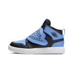 Air Jordan Sky Jordan 1 PS BQ7197-041 vaiki&scaron;ki sportbačiai su universiteto mėlyna spalva, juodi ir balti 28