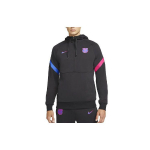 Nike Barcelona spalvų blokų logotipas spausdinimas pusiau užtrauktuku greitai džiūstantis gobtuvas Vyri&scaron;kas gobtuvas Juodas DB7814-014 M