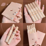 Five Velvet Lip Glaze rinkinys Matte Mist Top vandeniui atsparūs lūpų dažai natūraliai balinantis, drėkinantis ir drėkinantis nelipnus puodelis ilgalaikis makiažas