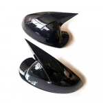 Skirtas Buick Regal 2008-2016 Opel Vauxhall Insignia 2008-2016 galinio vaizdo &scaron;oninio veidrodėlio dangčio sparno dangtelio i&scaron;orinio durelių korpuso apdailos lipdukas Gloss Black