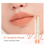 Rom&nd Lip Mate Pencil 2 Heads Design 0,5g 6spalvos 01 - Tenderly Peach