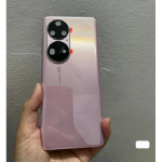 6,6 colio, skirtas Huawei P50 Pro galinio akumuliatoriaus dangtelio galinio stiklo galinio korpuso durelės, skirtos P50Pro akumuliatoriaus dangčiui su fotoaparato rėmo objektyvu pink With Frame lens