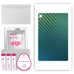 apgo Protective Skin Sticker for the back compatible with Lenovo Tab M10 FHD Plus Gen 2, Wrap Film, Foil, Vinyl - Pattern Carbon Chameleon CAKA1