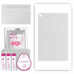 apgo Protective Skin Sticker for the back compatible with Teclast T50, Wrap Film, Foil, Vinyl - Pattern Transparent Carbon