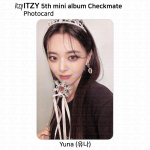 ITZY 5-asis mini albumas &bdquo;Checkmate&ldquo; Oficiali nuotraukų kortelė &bdquo;Clear Card&ldquo; speciali kortelė KPOP Yuna - #02