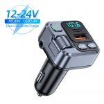 Automobilinis Bluetooth 5.1 FM siųstuvas PD30W QC3.0 greitas įkrovimas automobilinis įkroviklis Bluetooth adapteris laisvų rankų įranga skambučių belaidis automobilinis rinkinys MP3 grotuvas visiems telefonams