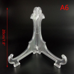 Skaidrūs plastikiniai molbertai Lėk&scaron;čių laikikliai Nuotraukų rėmeliai Nuotraukų albumo stovas Ne&scaron;iojamas ekspozicinis stovas 20cm