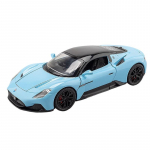 1/24 Maserati MC20 Kabrioletas Lydinio Lenktyninio Automobilio Modelis Diecast Metalinis Sportinio Automobilio Transporto Priemonės Modelis Simuliacinis Garsas ir &Scaron;viesa Vaikų Žaislas Dovana mėlyna