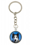 Siberian Husky, Chukcha - keychain with your photo, key decoration, bag pendant from Art-Dog brand sidabras