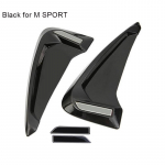 Automobilio &scaron;oninio oro ventiliacijos angos dangtelio apdailos lipdukas, skirtas sparnui, universalus, skirtas BMW E39 E46 E60 E90 X1 X3 X5 F30 mink&scaron;to anglies pluo&scaron;to ABS apdailos lipdukas