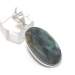 Labradorite Gemstone Handmade 925 Sterling Silver Jewelry Pendant 1.65 k8k74