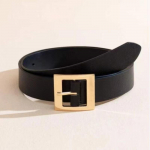 Vintažinis &scaron;ik leopardų ra&scaron;to diržas - Mink&scaron;ta PU oda, Klasikinis dizainas, Reguliuojama sagtis, Kasdienis džinsų kelnių aksesuaras, Dekoratyvinis 102cm juoda