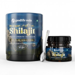 Goodlife Veda Himalajų Shilajit/Shilajeet Auksas Derva vyrams ir moterims, gerina na&scaron;umą, jėgą ir i&scaron;tvermę, 20g